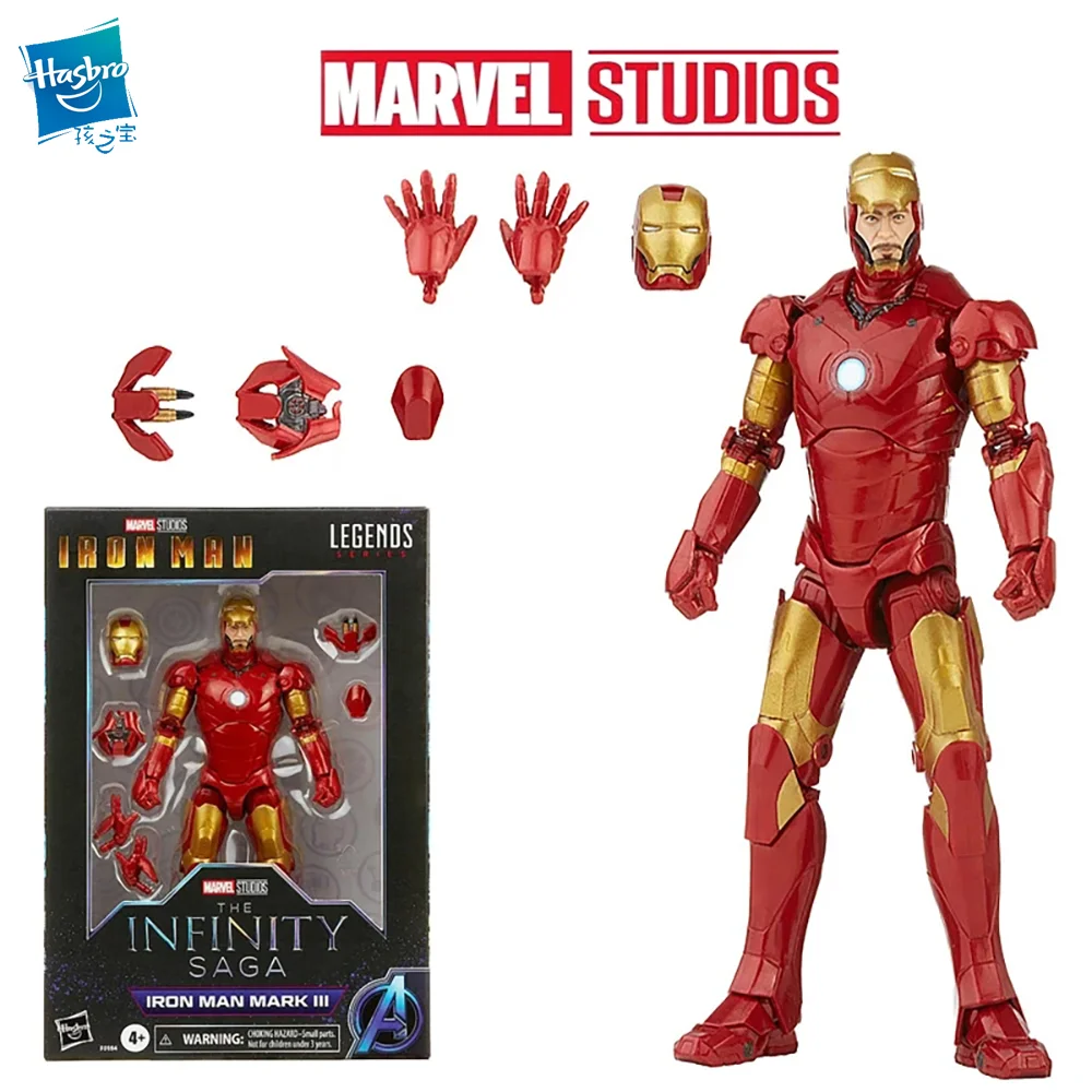 

Hasbro Marvel Legends Series The Infinity Saga Iron Man Mark III 6 Inches 16Cm Action Figure Children's Toy Gifts Collect Toys