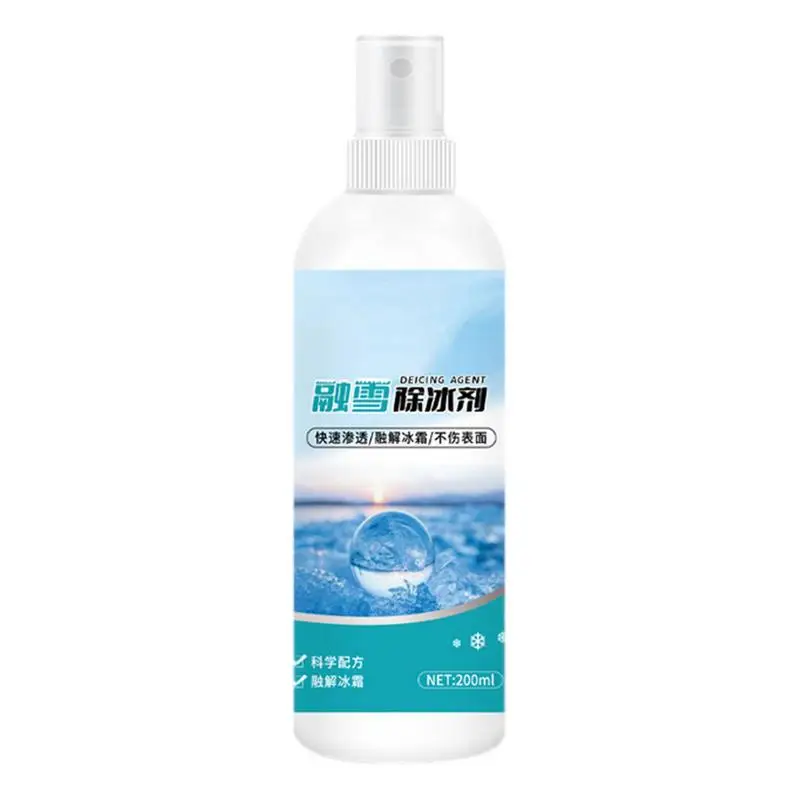 

Automotive Glass Deicing Agent Windshield Window Deicing Snow Melting Agent Winter Windshield DeIcer Rapid Ice Melt Spray