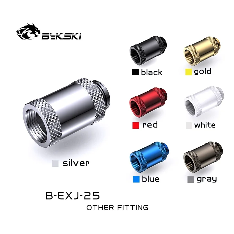 Bykski Male To Female G1/4'' Fittings PC Water Cooling Extender Connector extender fitting,water cooling fitting