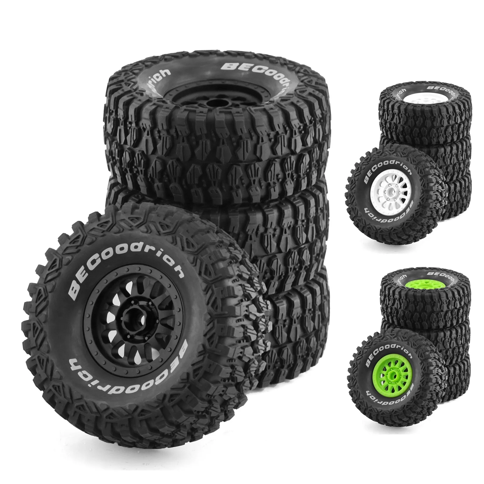 

4Pcs 135mm 1/7 Desert Short Course Truck Tire 17mm Wheel Hex for ARRMA Mojave TRAXXAS UDR Yikong DF7 FS Off-road Buggy RC Car