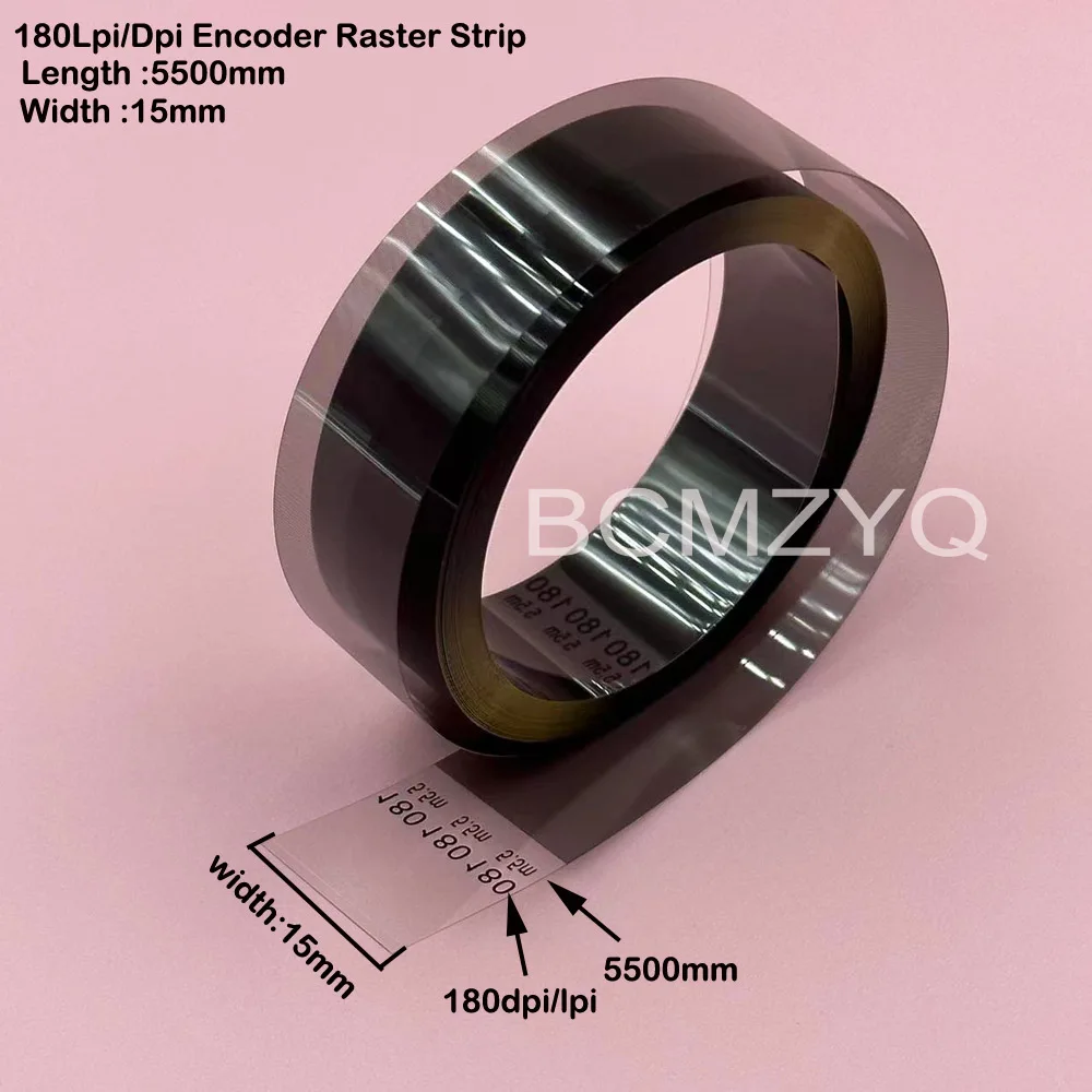 2 pz 180Lpi Encoder Strip Raster Film H9730 15mm 180 dpi Nastro per Allwin Human Xuli Infiniti Stampante di Grande Formato Plotter - immagine 6