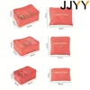 1Set/6Pcs Travel Storage Bag Set for Clothes Tidy Organizer Luggage Pouch Suitcase Handbag Closet Divider Drawer Organizador 6