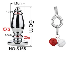 Anal Plug Double Bell Pendant Sex Toyes Lesbian Sex Toys For Men Women Adult Sex Toys 6