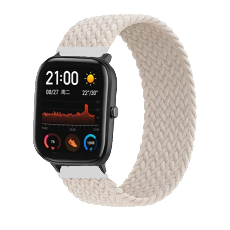 Braided Solo Loop Watch Strap Bracelet - Available in 20mm or 22mm