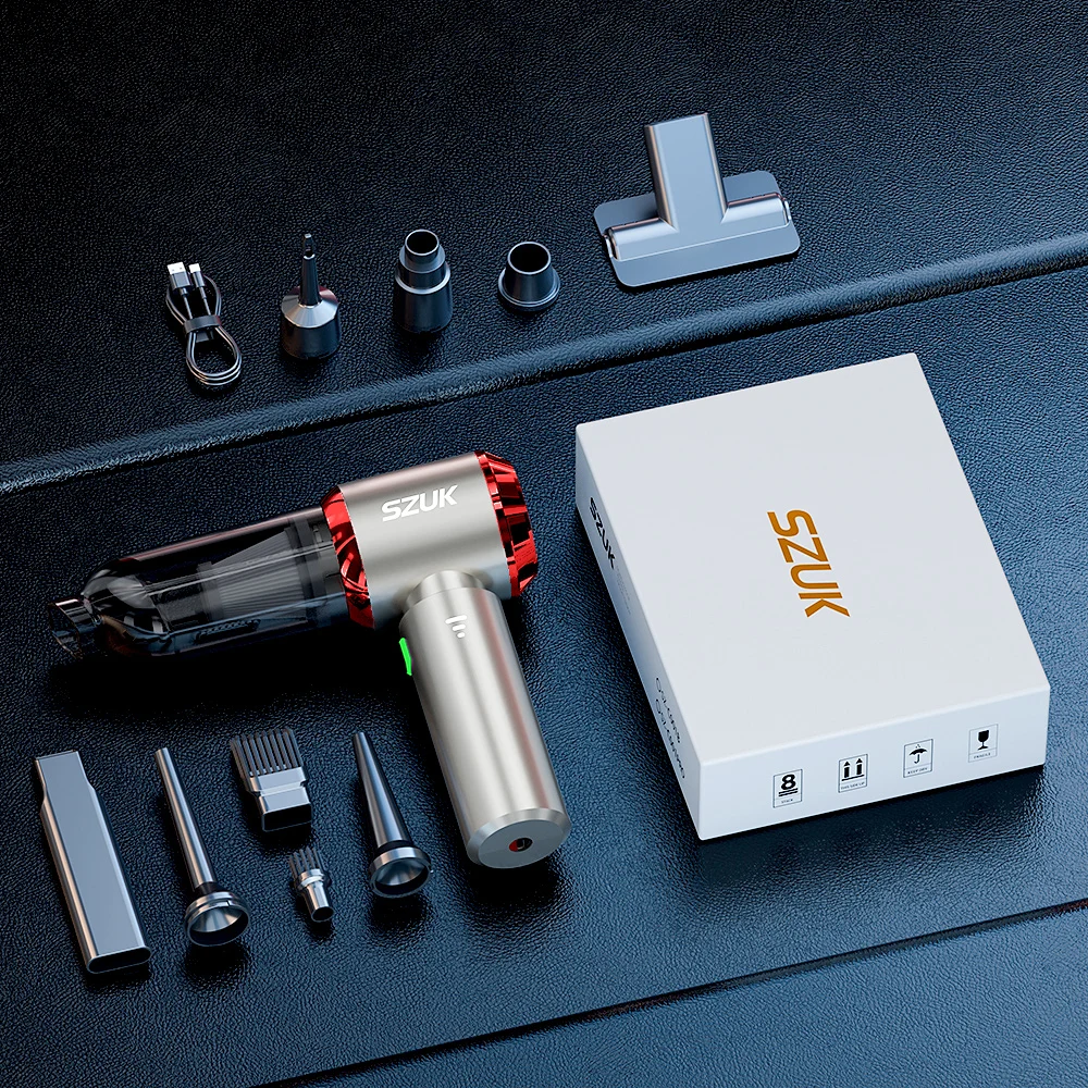 مكنسة كهربائية للسيارة جديدة من SZUK موديل 2025، ص...