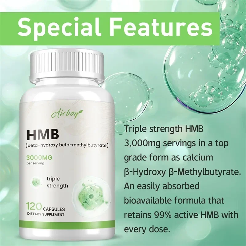 HMB Supplementation-Improves Exercise Intensity and Endurance, Promotes Blood Circulation, Muscle Growth and Reduces Injuries
