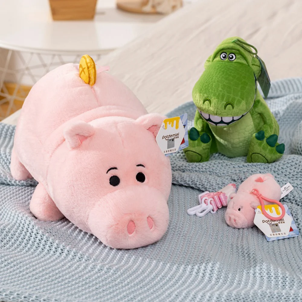 

Fluffy Cartoon Pink Ham Pig Dinosaur Plush Toy Stuffed Soft Animal Piggy Dino Doll for Children Toys for Girls Birthday Gift