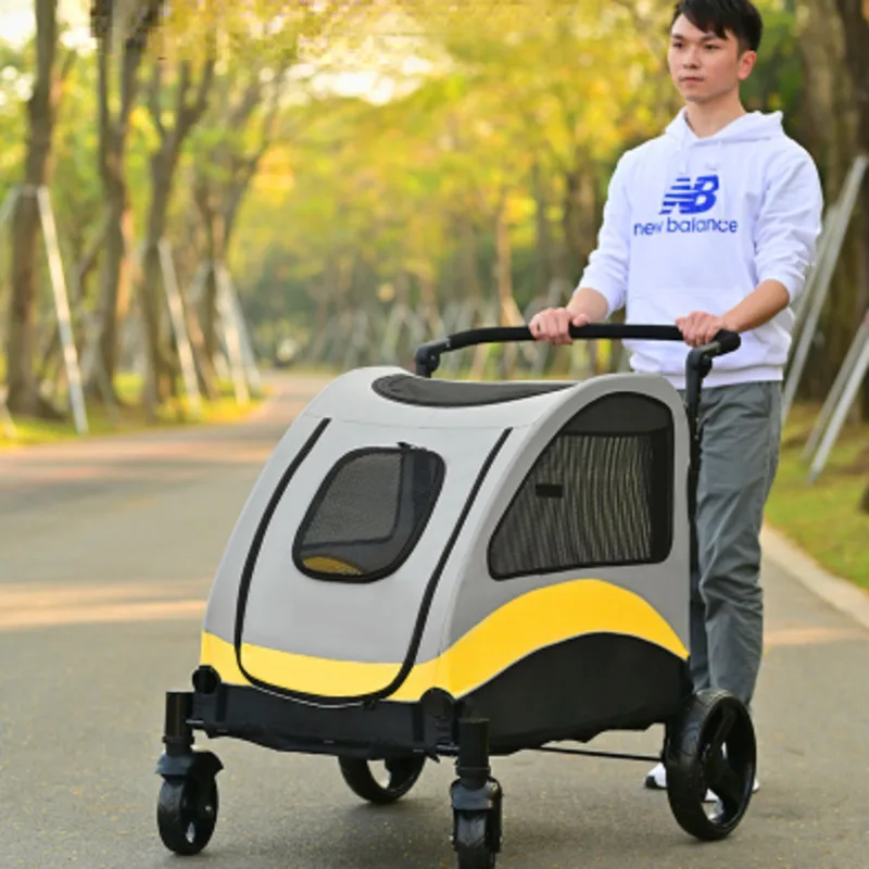 PetTransportBagLargePetTrolleyFoldableBigDogAdjustablehandle