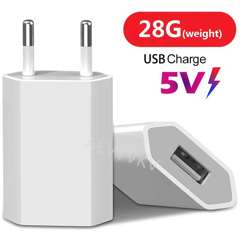 

10pcs/lot 28G Eu AC Home Travel USB Wall Charger Power Adapters For Samsung Galaxy s6 s7 edge s8 s10 htc lg 7 8 x xr xs max