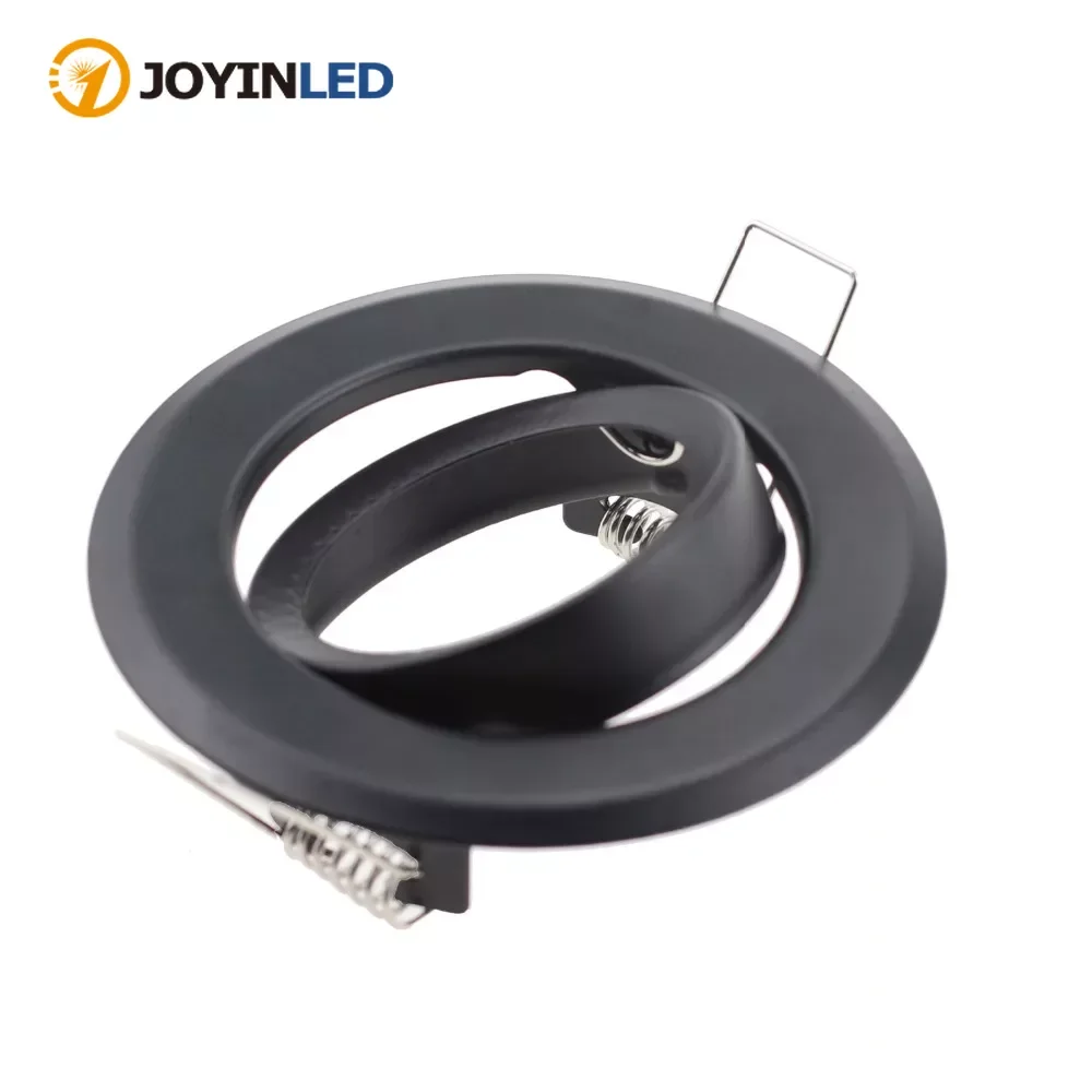 Modern Golden Metal Frame Trim Kits Recessed Ceiling Lights Gu10 Fitting Round MR16 GU10 Led Spotlight Bulb Holder Frame