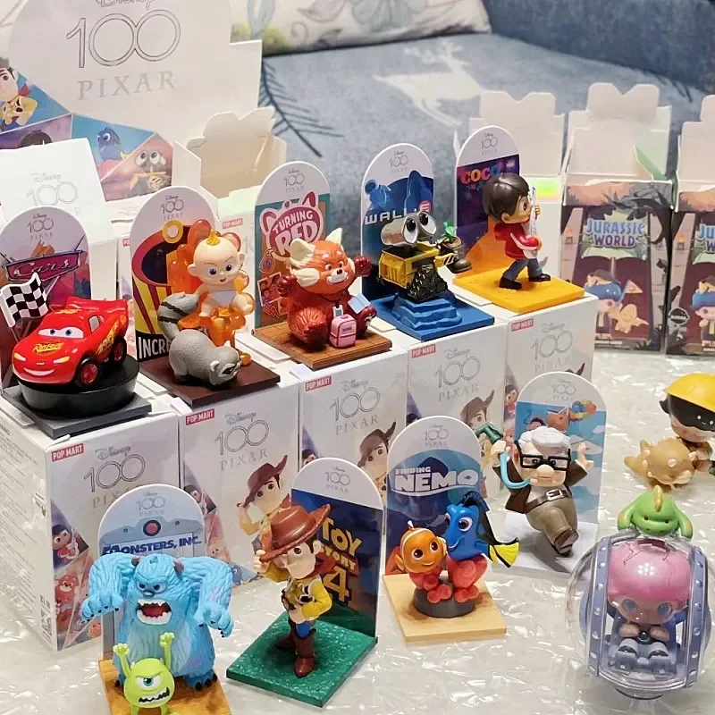2023 New Anime Disney Blind Box Anniversary Pixar Collection Mystery Box Trendy Creative Desktop Decoration Birthday Child Gift