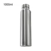 1000ML Stainless Steel Sport Water Bottle High Quality Single-Layer Rugged Metal Flask Thermal Flask Vacuum Thermal Water Bottle 6