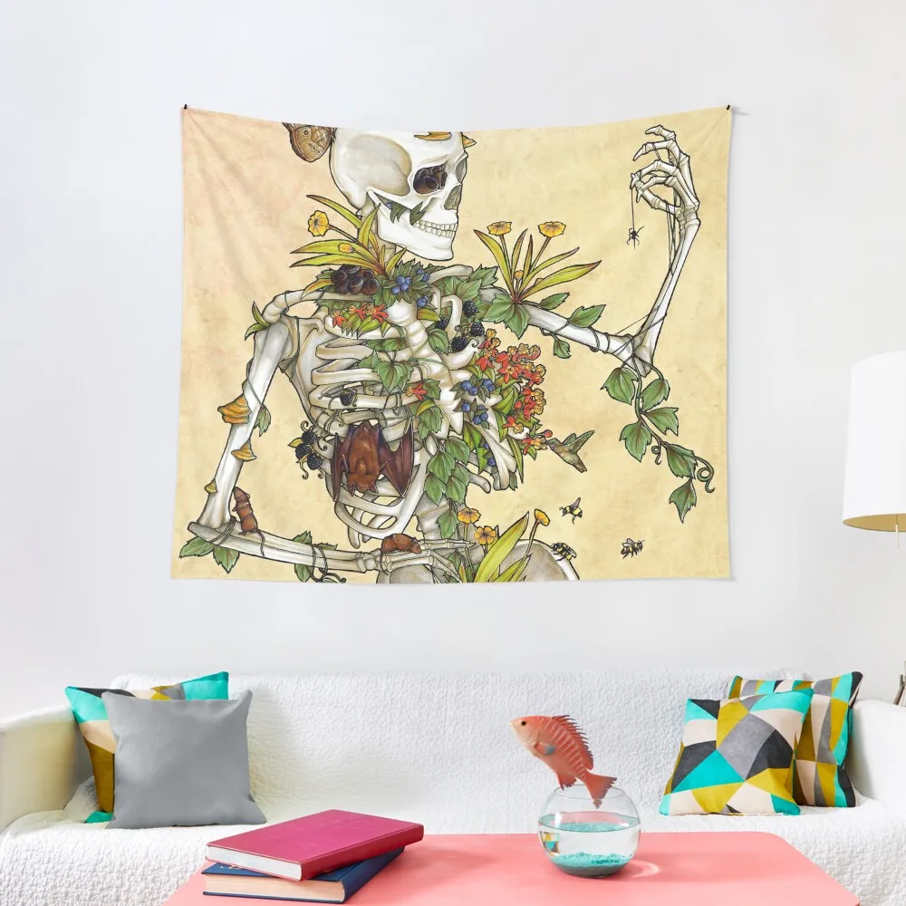 

Bones and Botany Tapestry Hanging Wall Tapestry