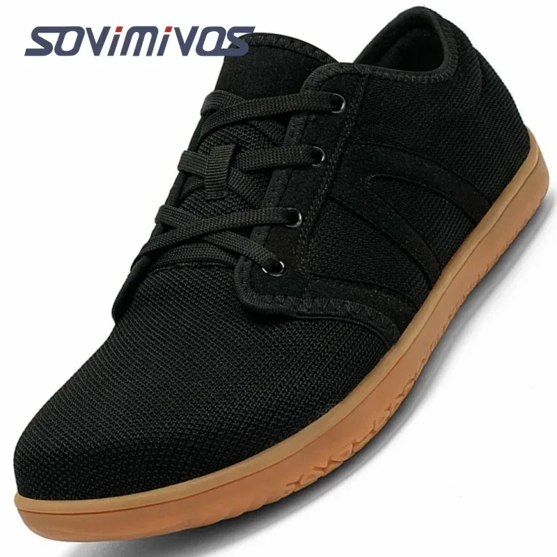 Men's Minimalist Trail Runner Wide Toe Box Barefoot Inspired Fitness Deadlift Shoes Water Shoes for Men Beach