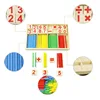 Kids Wooden Math Toys for Children Montessori Educational Learning Number Counting Sticks Kindergarten Mathematics Teaching Aids 5