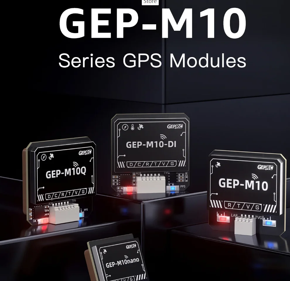 GPS-модуль серии GEPRC GEP-M10 Встроенный флэш-чип QMC5883L MagnetomePS310 Точный барометр и конденсатор Faerad для FPV-дрона