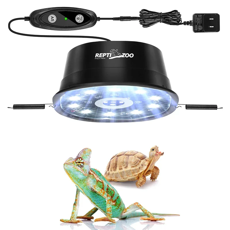 Turtles Reptiles Calcium Supplement Lamps Reptile LED/UVB Dual Mode Heat Lamp Lizard Amphibians Breeding Box Lighting Fixtures