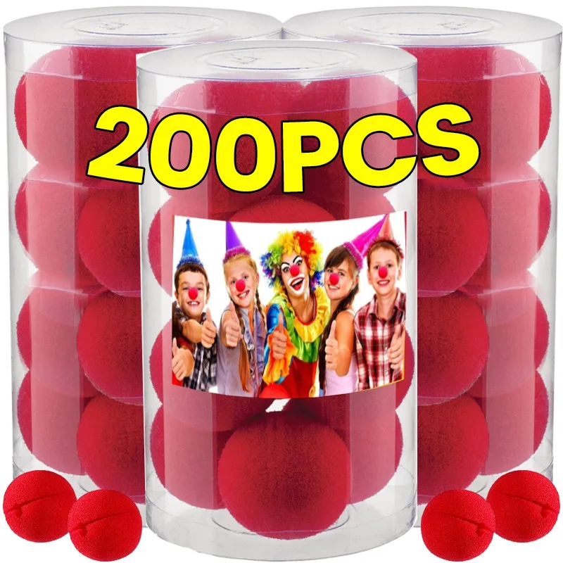 Rote Clown Nase Lustige Clown Nase Zirkus Schaum Schwamm Ball Cosplay Kostüm Leistung Requisiten Party Halloween Dekoration Lieferungen