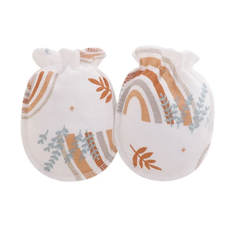 Baby Anti Scratching Gloves Baby Mittens 3Pairs Newborn Protection Face Cotton Scratch Mittens