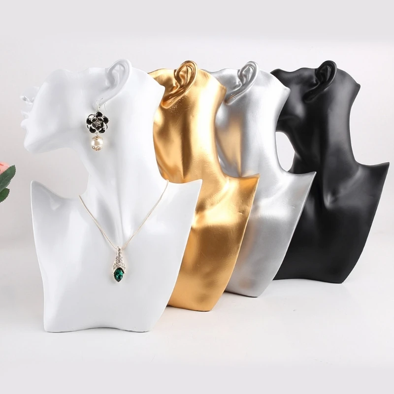 Necklace Rack Mannequin Jewelry Earrings/Necklace Presentation Stand