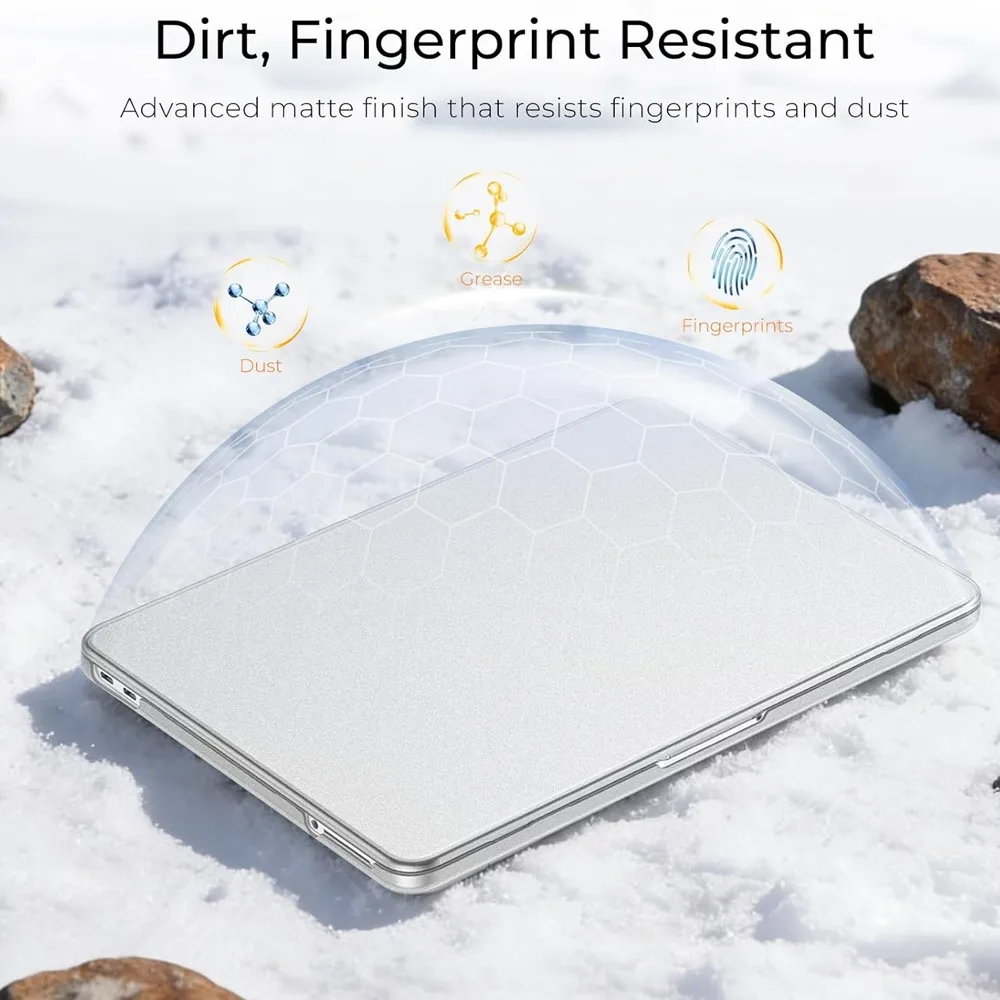 Transparent Scratch-Resistant Hard Shell Laptop Case – 13 Inch Protective Cover