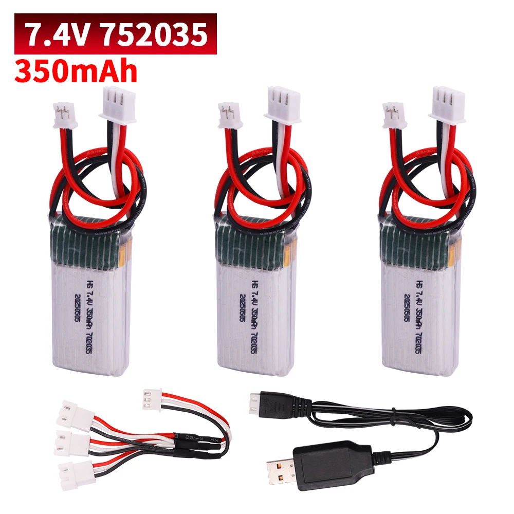 Chargeur RC USB avec piles rechargeables - Lot de 1 à 10