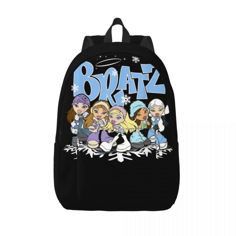 Bratz Winter Wonderland Group Shot Backpack for Men Women Teenage Student Work Daypack Laptop Computer Shoulder Bag Sports