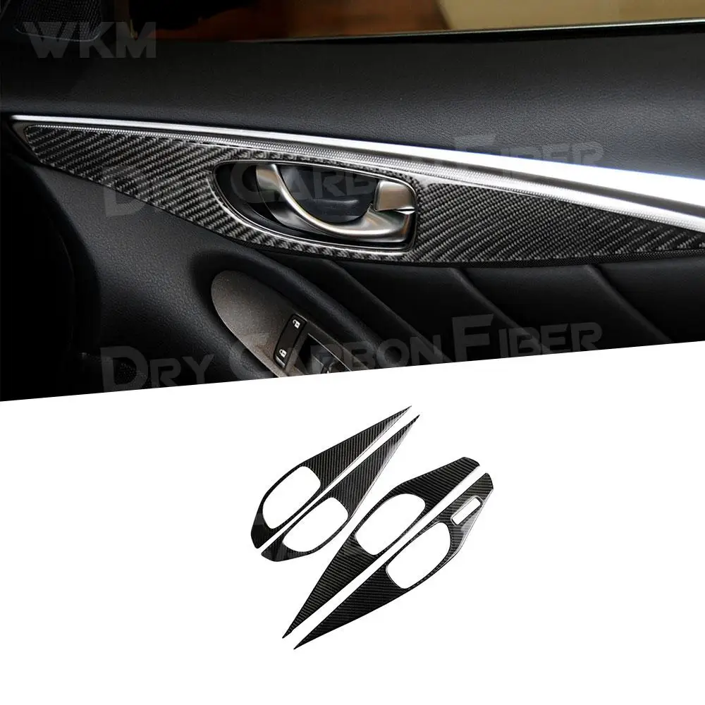 

4 шт./комплект, наклейки на дверную ручку для Infiniti Q50 Q60 2014-2020