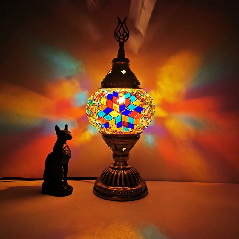 

Hotel Classical Table Lights Night Romantic Desk Lamp Bedroom Study Cafe Restaurant Home Stay Decorative Illumination Living