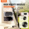 VEVOR Dryer Vent Cleaner Kit Flexible Lint Trap Brush Reinforced Nylon Duct Cleaning Tools Dryer Vent Brush Dryer Cleaning Kit 2