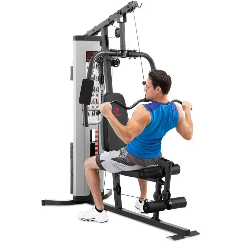 

Marcy Multifunction Steel Home Gym 150lb Weight Stack Machine