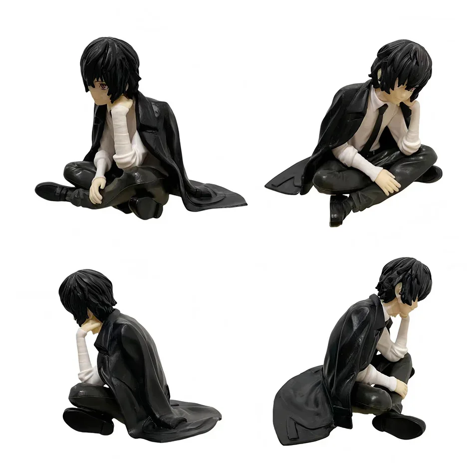 Bungo Stray Dogs Dazai Osamu and Nakahara Chuuya Anime Figure Toy Gift Set