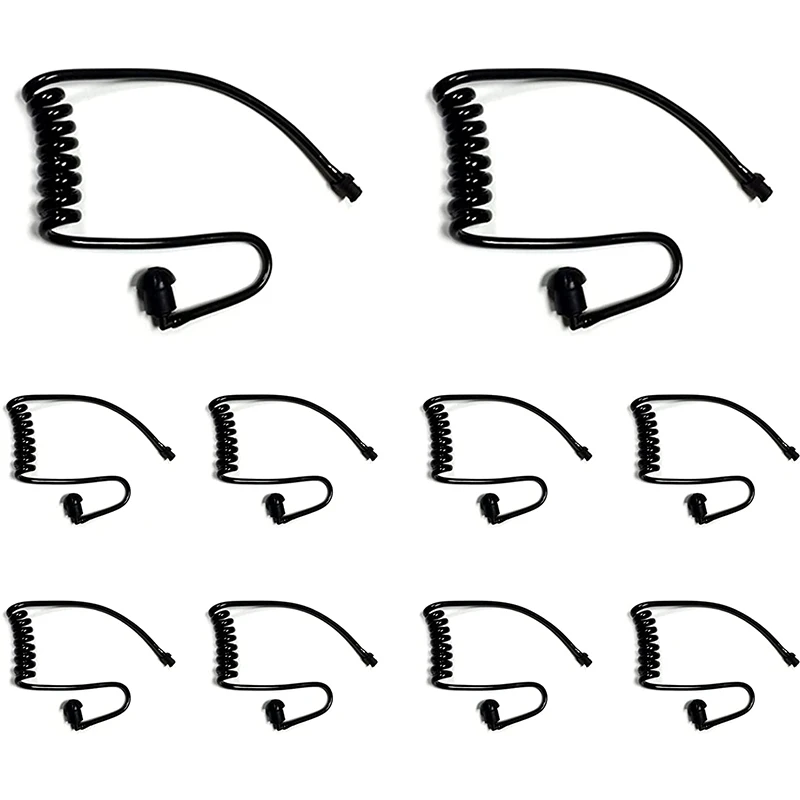 Auricolare A Bobina Acustica Di Ricambio, Walkie Talkie, Per Baofeng,Motorola,Kenwood Retevis,Midland, Cuffie Radio Bidirezionale, 10 Pezzi