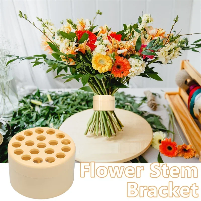 Ikebana Stem Holder Spiral Sturdy Clear Flower Arrangement Holder DIY Floral Art Accessory Table Centerpiece For Party Wedding