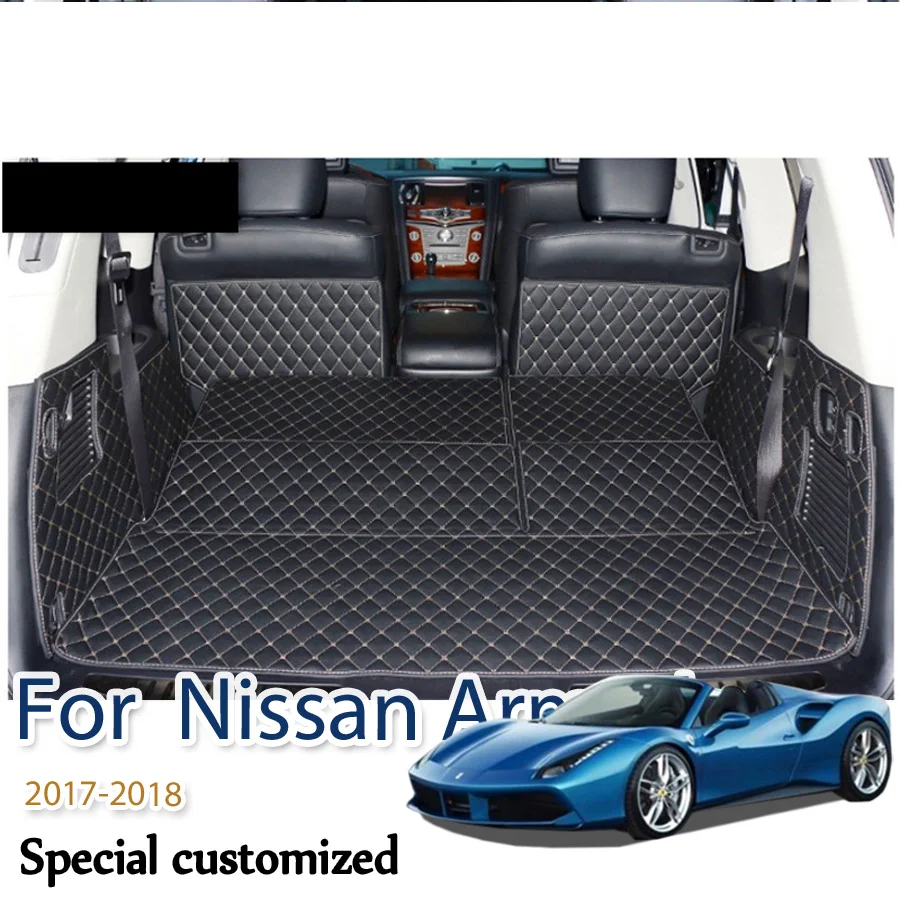 HighQualitySpecialTrunkMatsForNissanArmada7Seats2018Durable