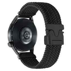 Braided Magnetic Watch Strap, 20mm 22mm - Universal Fit for 1pcs 20mm (Black)