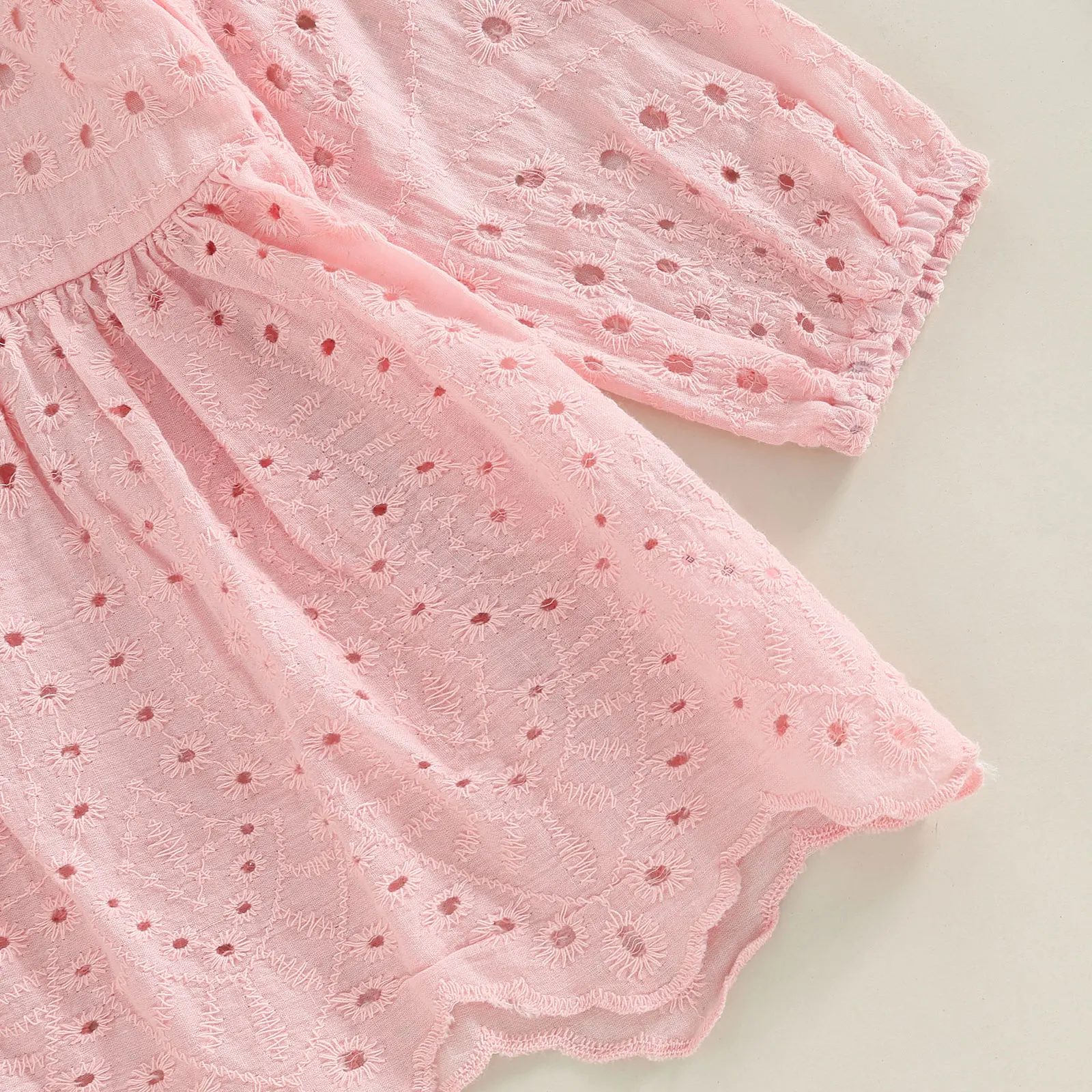 Baby Girl Long Sleeve Top & Shorts 4