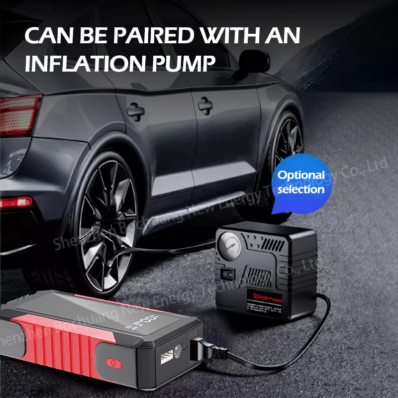 12800mAh Car Jump Starter Portable Power Bank Car Battery Booster 12V Car Starti