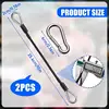 1/2pcs 25cm Heavy Duty Gym Resistance Band Gym Sport Workout Cable Extension With High Load Capacity 4