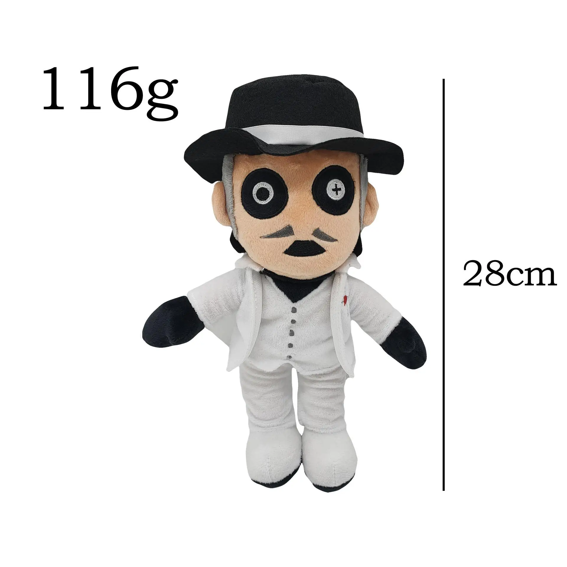 thumbnail image 1 of 2024 NUEVO NUEVO 22 ~ 28CM Cardenal Copia Muñeco de peluche Fantasma Cantante Juguete de peluche Terror Fantasma Banda Regalos de Halloween para niños, 1 of 5