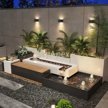 Stainless Steel Pond Fountain 2