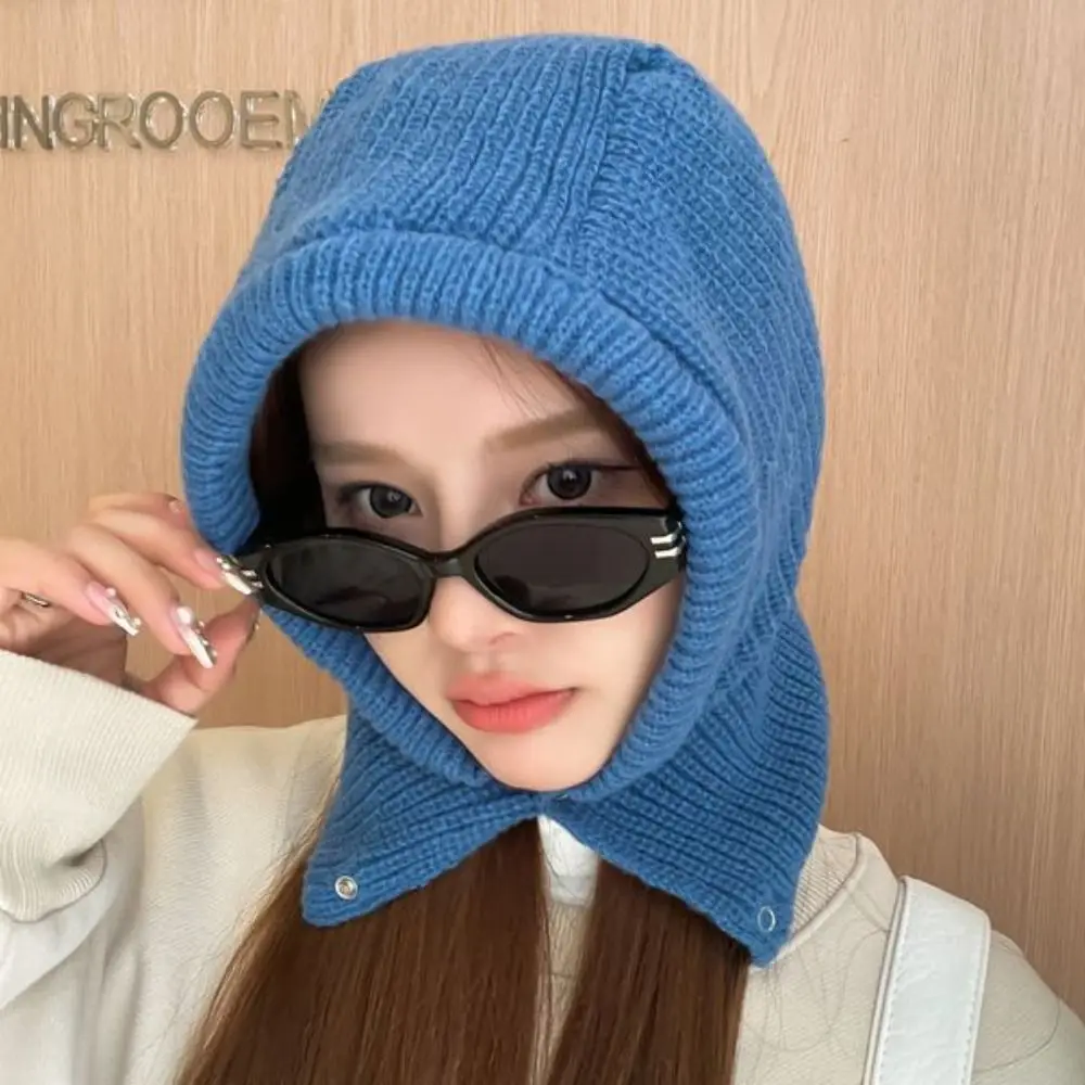 

Warm Scarf Cap Winter Outdoor Windproof Ear Protection Cap Casual Thick Neck Warmer Men Women