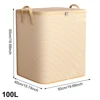 Large Capacity Household Quilt Storage Box Foldable Pouch Storage Bag Organizer with Zipper Wardrobe Clothing Moving Luggage Bag 6