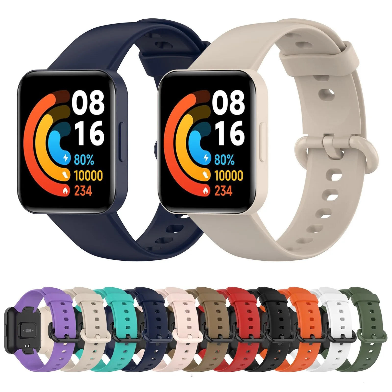 

Силиконовый ремешок подходит для Redmi Watch 2, высококачественный сменный Браслет для умных часов