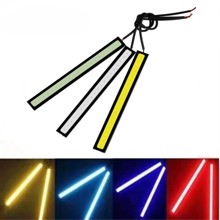

Auto Motorcycle Daytime Cob Super Bright Car Led Daytime Lighting Driving Lamp Ultra-Thin Waterproof Dc12v Decorative Light
