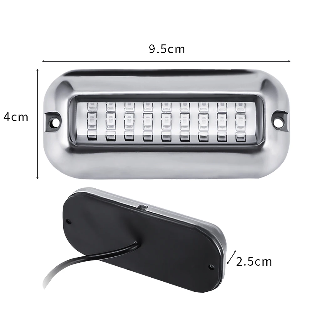 27LED 12V Boat Transom Light Underwater Pontoon Marine Ship Boat Accessories Light Waterproof Marine IP68