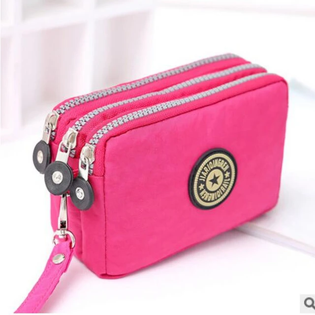 Bolso tipo cartera informal para mujer, monederos de gran capacidad,  monederos femeninos con contraste de Color Ndcxsfigh