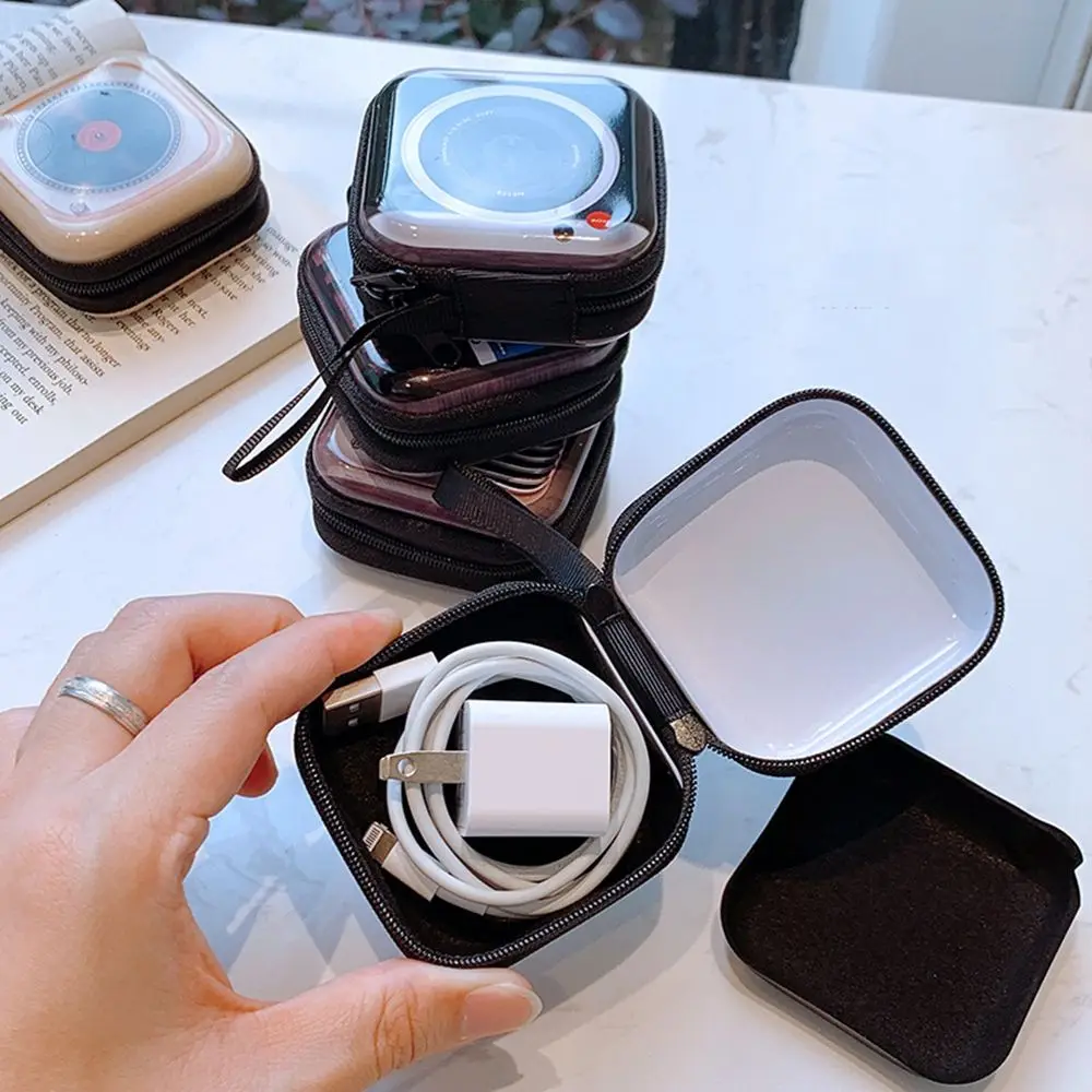 Retro feelings creative coin purse headphone storage bag TV tape bag coin storage box coin purse