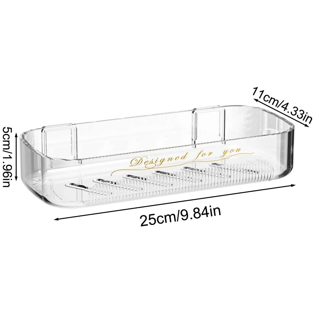 Light Luxury Acrylic Storage Box acrylic storage box 1pc Toilet Washstand Cosmetic Storage Box Bathroom Rack