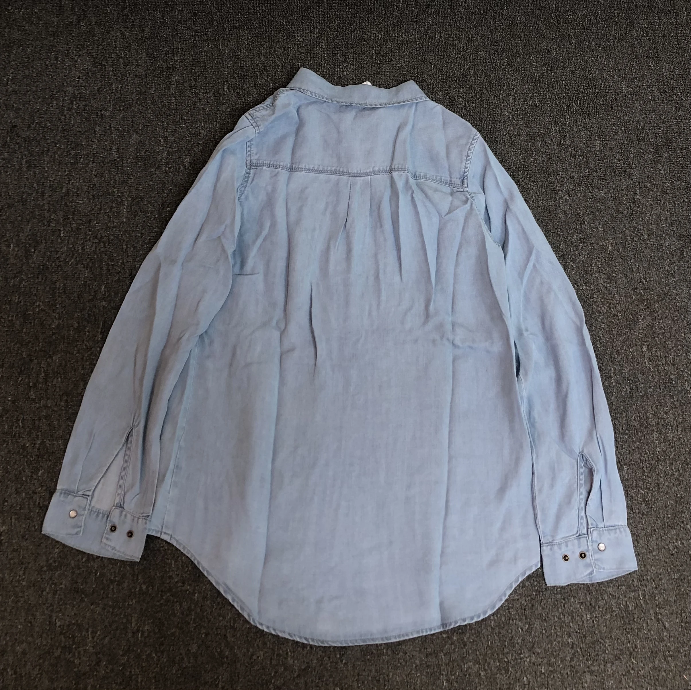 Women's Casual Fashion New Button Solid Color Long Sleeve Tops Cotton G103